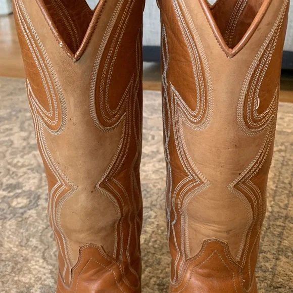 Dan Post Brown Heeled Boots - Picture 10 of 15